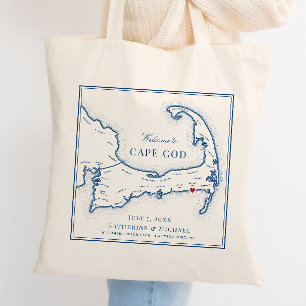 Tote Bag Cadeau de mariage de Wychmere Harwich Port MA Bien