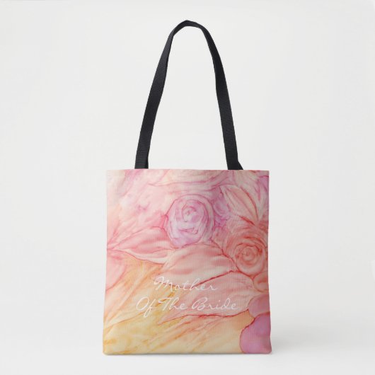 Tote Bag Cadeau de Mariage Fleurs Fraîches (Devant)