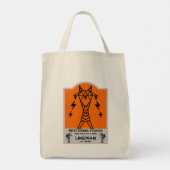 Tote Bag Cadeau de monteur de lignes électriques (Dos)