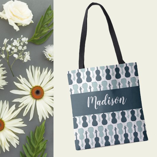 Tote Bag Cadeau de musique de violon ou d'instrument de vio