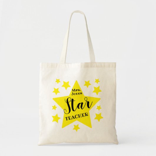 Tote Bag cadeau de noël à l'enseignant vedette de la marine (Devant)