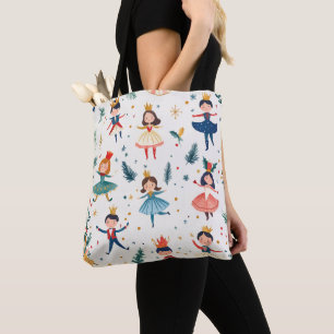 Tote Bag Cadeau de Noël Ballet Casse-Noisette pour les amat
