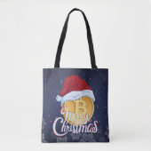 Tote Bag Cadeau de Noël Bitcoin pour Day Traders (Devant)