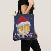 Tote Bag Cadeau de Noël Bitcoin pour Day Traders (De près)
