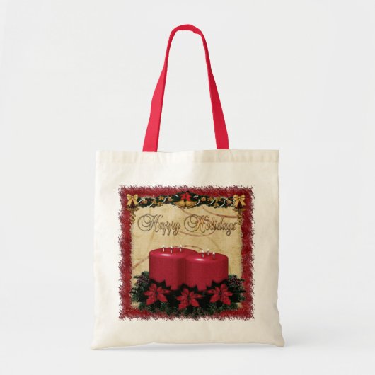 Tote Bag CADEAU DE Noël Classique Holiday Deco (Devant)
