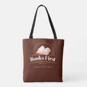 Tote Bag Cadeau de Noël pour la mère livre Lover Funny Cust (Dos)