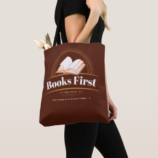 Tote Bag Cadeau de Noël pour la mère livre Lover Funny Cust (De près)