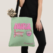 Tote Bag Cadeau de nom d'étudiant infirmier école future in (De près)