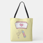 Tote Bag Cadeau de nom d'étudiant infirmier école future in (Dos)