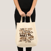 Tote Bag Cadeau de professeur de maths (Devant (produit))