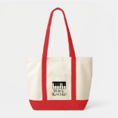 Tote Bag Cadeau de professeur de musique de voix (Devant)