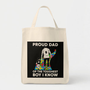 Tote Bag Cadeau de puzzle pour papa pour la journée de sens