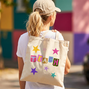 Tote Bag Cadeau de reconnaissance pour l'enseignant Moderne