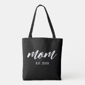 Tote Bag Cadeau de script de maman établie (Dos)