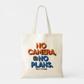 Tote Bag Cadeau De Style De Vie Créatif Pas De Camera Pas D (Dos)