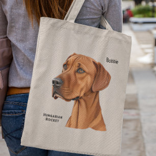 Tote Bag Cadeau De Vizsla Personnalisable Pour Les Ventilat