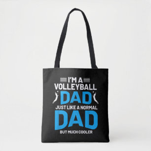 Tote Bag Cadeau de volley-ball drôle et mignon pour papas e