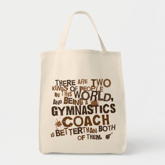 Tote Bag Cadeau d'entraîneur de gymnastique (Devant)