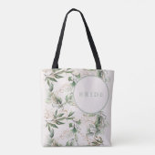 Tote Bag Cadeau d'eucalyptus doré Boho Shower de mariage (Dos)