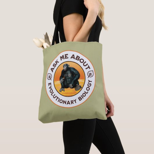 Tote Bag Cadeau d'humour sur l'évolution pour professeur de (De près)