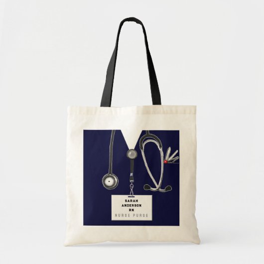 Tote Bag Cadeau d'infirmière créative (Devant)