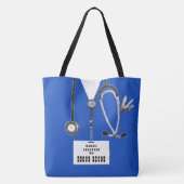 Tote Bag Cadeau d'infirmière personnalisé (Dos)