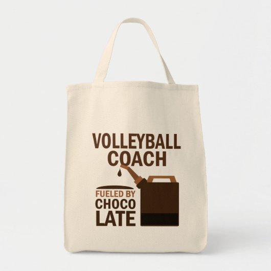 Tote Bag Cadeau (drôle) d'entraîneur de volleyball (Devant)