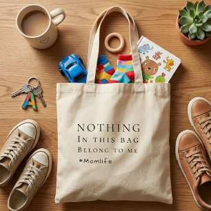 Tote Bag Cadeau drôle humour vie de maman fête des mères