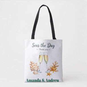 Tote Bag Cadeau élégant pour invité de mariage souvenir de
