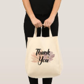 Tote Bag Cadeau Floral Merci (Devant (produit))