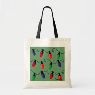 Tote Bag Cadeau fourre-tout de lumières de Noël