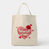 Tote Bag cadeau Heureuse Sainte-Valentin (Dos)