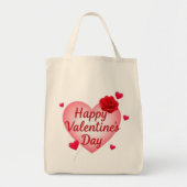 Tote Bag cadeau Heureuse Sainte-Valentin (Devant)