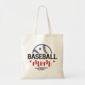 Tote Bag Cadeau Mère de baseball Monogramme (Devant)
