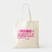 Tote Bag Cadeau moderne Gras Rétro Mariage Bridesmaid (Devant)