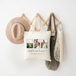 Tote Bag Cadeau multi photo écriture moderne maman mignonne