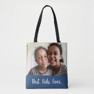 Tote Bag Cadeau personnalisé avec photo et texte mignon