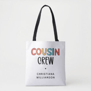 Tote Bag Cadeau personnalisé de cousins jumelés Cousins