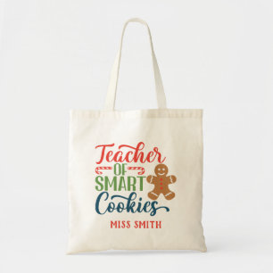 Tote Bag Cadeau personnalisé de l'enseignant de Noël