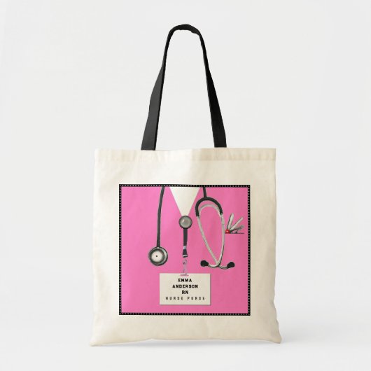Tote Bag Cadeau personnalisé de l'infirmière (Devant)