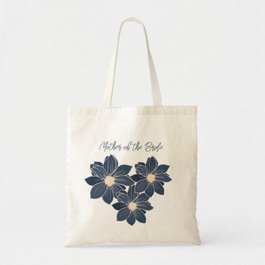 Tote Bag Cadeau personnalisé pour la fête de mariage Fleur  (Devant)
