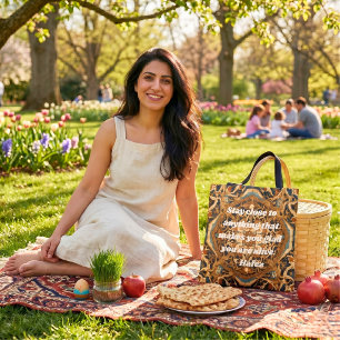 Tote Bag Cadeau personnalisé pour le Nouvel An persan Nowru