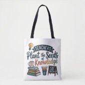 Tote Bag Cadeau pour enseignant, conception de sublimation, (Devant)