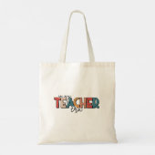 Tote Bag Cadeau pour enseignant de mon ère d'enseignant (Dos)