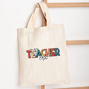 Tote Bag Cadeau pour enseignant de mon ère d'enseignant