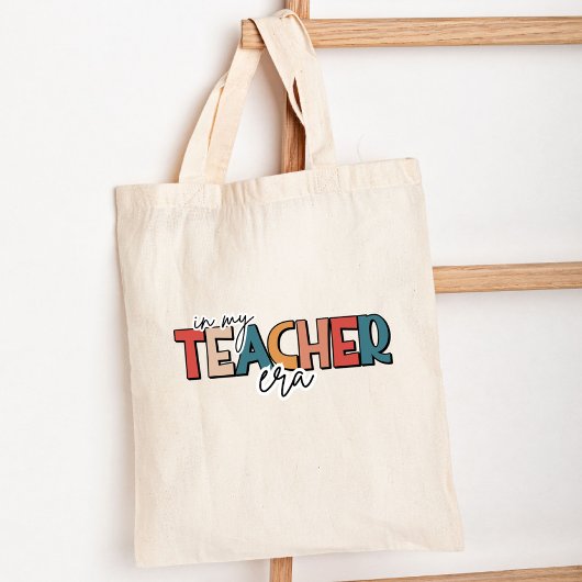 Tote Bag Cadeau pour enseignant de mon ère d'enseignant