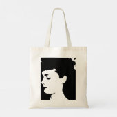 Tote Bag Cadeau Pour Hommes Bettie Page - Poster minimalist (Dos)