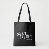 Tote Bag Cadeau pour maman Maman a créé un script simple No (Devant)