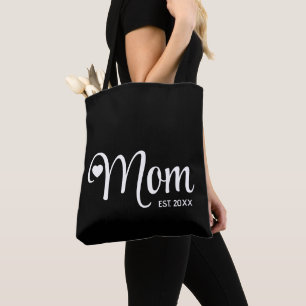 Tote Bag Cadeau pour maman Maman a créé un script simple No