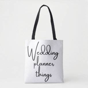 Tote Bag Cadeau pour Organisateur de Mariage, Organisateur 
